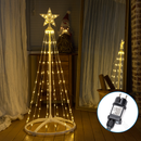 DECORAÇÃO DA ÁRVORE DO CONE DE NATAL ILUMINADA DE BAIXA TENSÃO, B