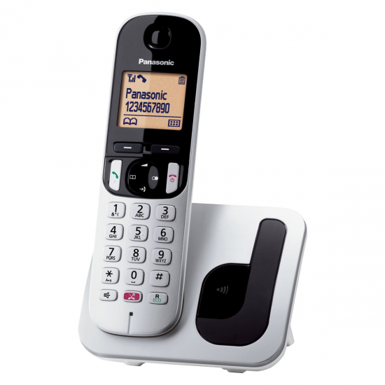 TELEFONE SEM FIOS PANASONIC KX-TGC250SPS PRATA