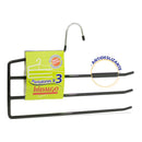 CABIDE ANTIDERRAPANTE PARA 3 CALÇAS, COR AZUL