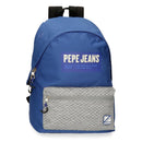 MOCHILA ESCOLAR PEPE JEANS DARREN 44CM AZUL