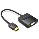 CONVERTIDOR HDMI A VGA VENTION 42154 HDMI MACHO A VGA HEMBRA
