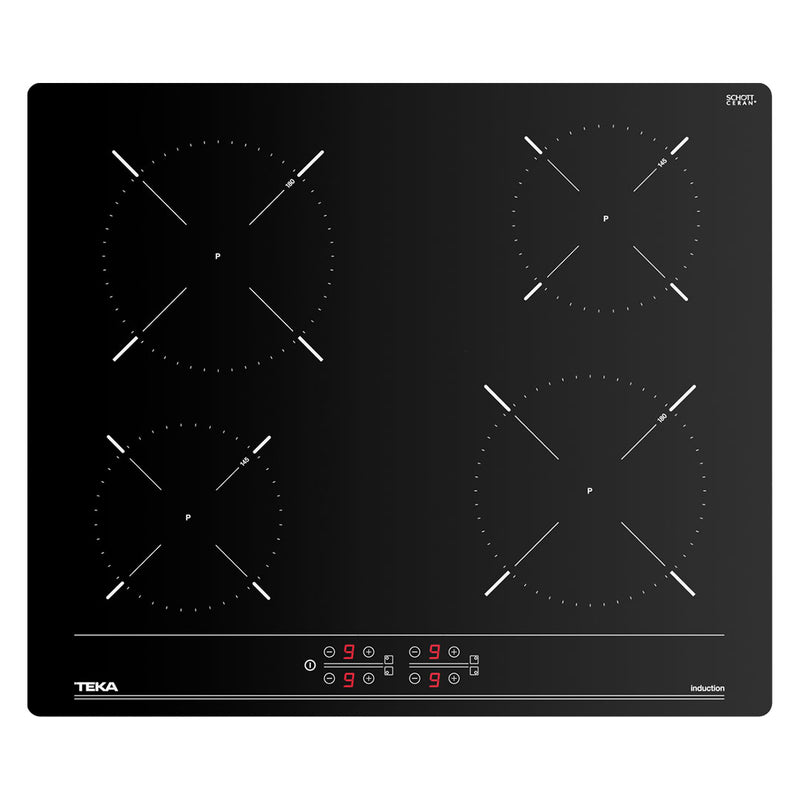 Teka IBC 64000 TTC Preto Embutido 60 cm Placa com zona de indução