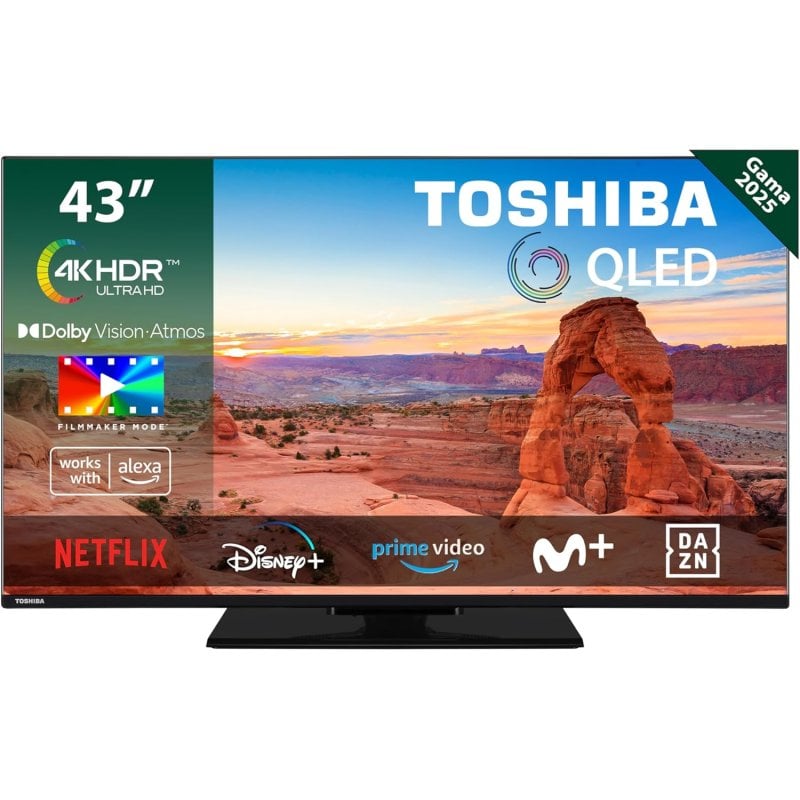 TV TOSHIBA 43" 43QV3463DG UHD QLED SMART TV PEANA