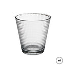 SET 6 COPOS DE AGUA DE VIDRO MODELO BENIT 25CL