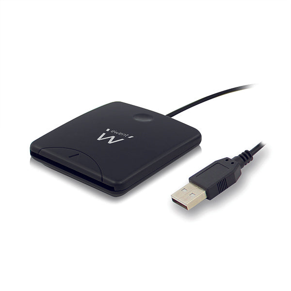 EWENT LEITOR DE CARTOES USB2.0 SMART CARD ID READER