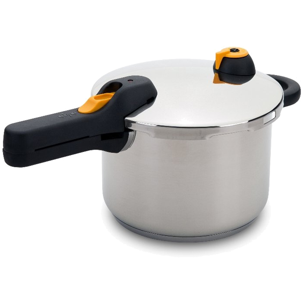 Teka 890263 panela de pressão 6 l Preto, Aço inoxidável