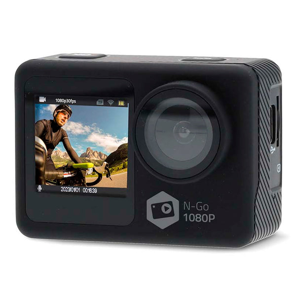 NEDIS ACTION CAMERA 1080P 30FPS COM LCD DUPLO  WIFI WATERPROOF CA