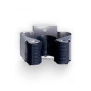 CABIDE VASSOURAS ADESIVO CROMADO MATE 2055-7-000 (BLISTER 2 UNID.