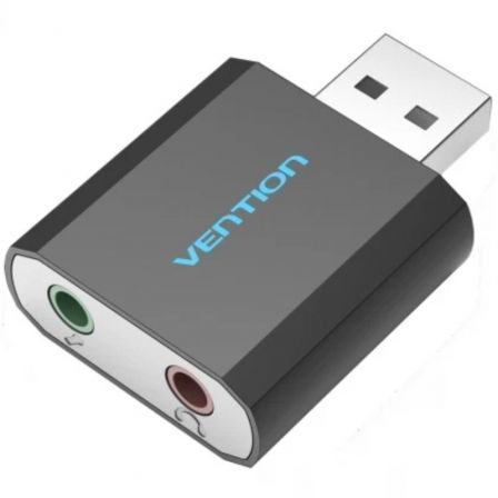 Vention VAB-S17-B placa de som 2.1 canais USB