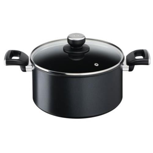 Tefal G2554602 panela funda 5 l Redondo Preto