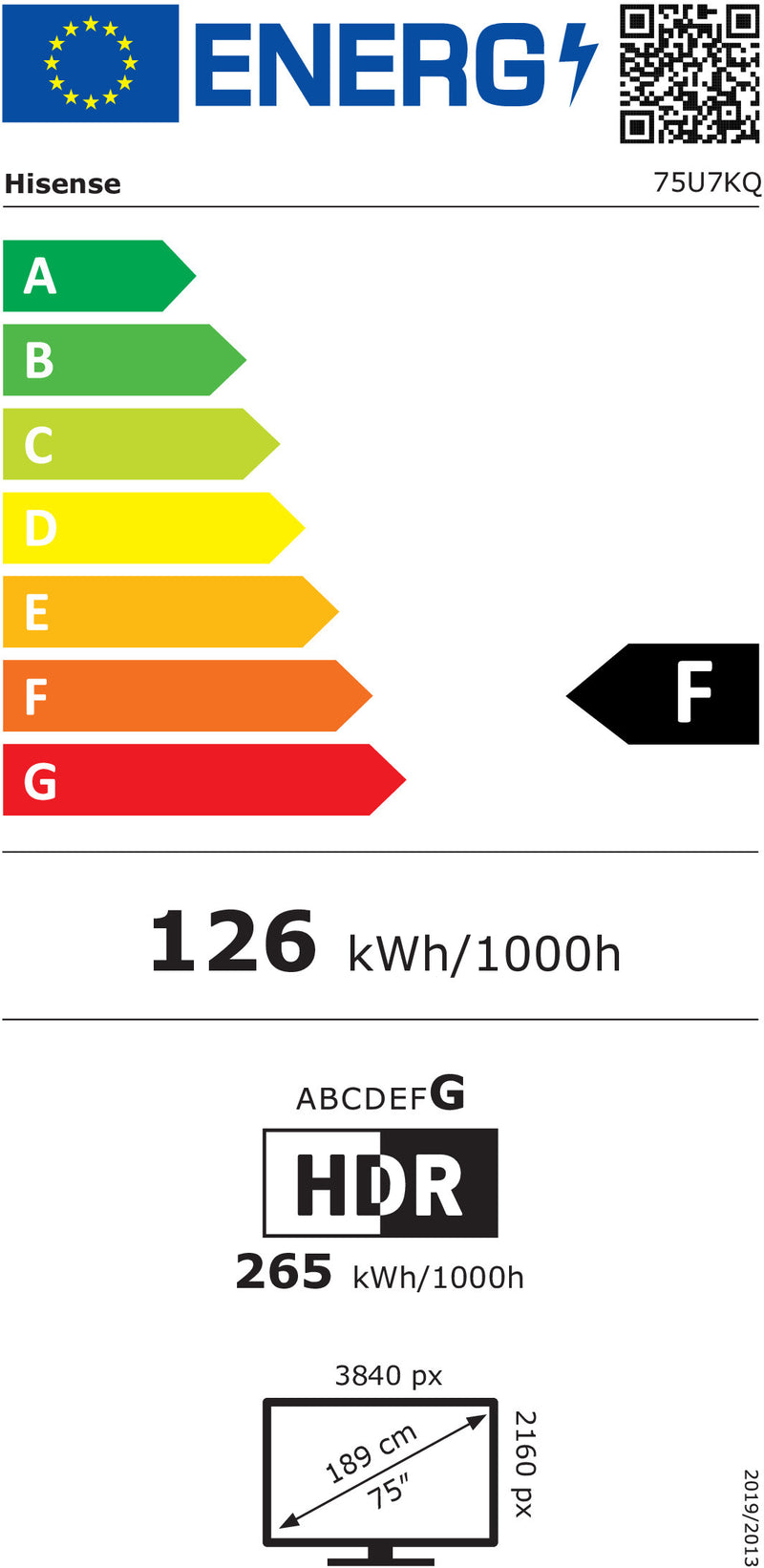 MINI LED HISENSE - 75U7KQ