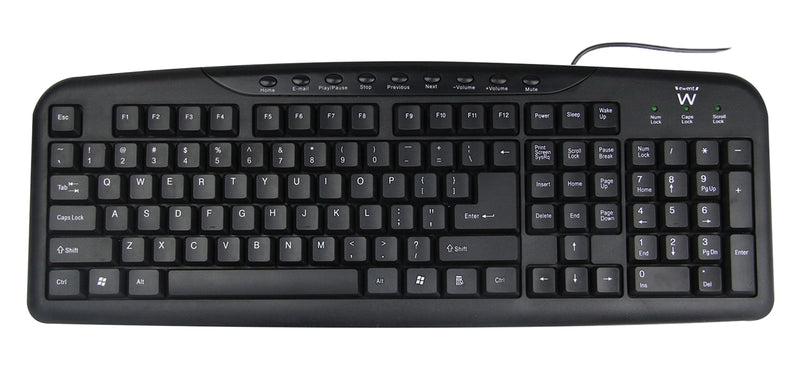 EWENT KEYBOARD MULTIMEDIA PT USB