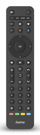 HAMA UNIVERSAL TV REMOTE CONTROL INFRA-RED FOR 4 DEVICES
