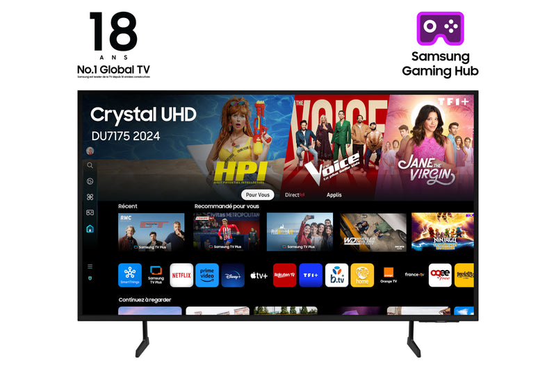 Samsung TU65DU7175U 165,1 cm (65") 4K Ultra HD Smart TV Wi-Fi Pr