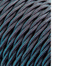 CABO TÊXTIL TRANÇADO 2X0,75MM C-63 CINZENTO ESCURO 25M