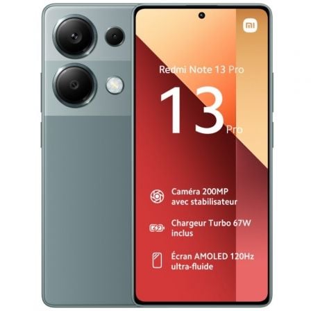 SMARTPHONE REDMI NOTE 13 PRO 8/256 6,67" GREEN