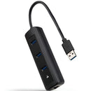 HUB USB 3.0 NANOCABLE 10.16.4604 3XUSB 1XRJ45 NEGRO