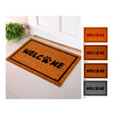 TAPETE 60X40CM MODELO WELCOME PEGADA EDM