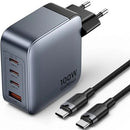 CARGADOR DE PARED GAN VENTION TZ-FETH0-EU 3XUSB TIPO-C 1XUSB 100W