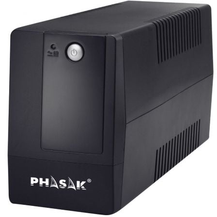 UPS PHASAK BASIC INTERACTIVE 800 VA 800VA-480W 2 SAIDAS FORMATO T