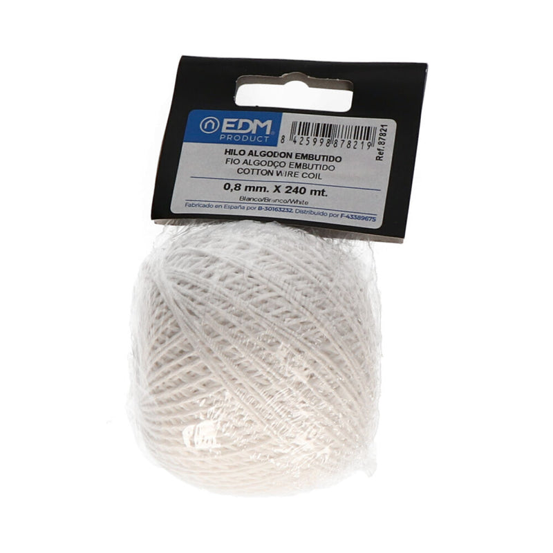 FIO ALGODÃO 100G/240M BRANCO EDM