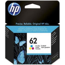 HP Tinteiro original 62 Tricolor