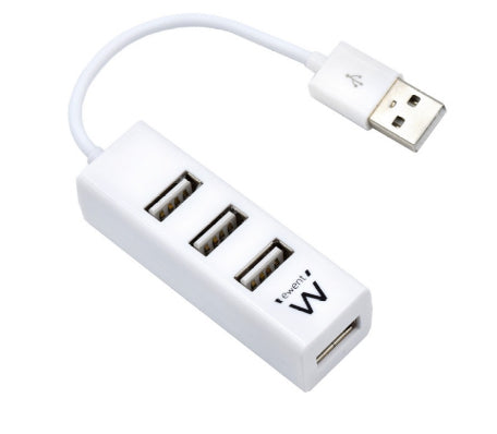 Ewent EW1122 hub de interface USB 2.0 Branco