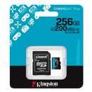 TARJETA DE MEMORIA KINGSTON CANVAS GO! PLUS 256GB MICROSD XC CON