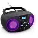 RÁDIO CD METRONIC 477415( CD, MP3  - CORRENTE OU BATERIA  - PRETO