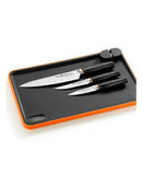 PACK 3 CUCHILLOS BRA EFFICIENT A198021 CON TABLA PARA CORTAR