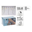GRINALDA SOLAR RECARREGÁVEL 240 LEDS INTERMITENTES BRANCO QUENTE,
