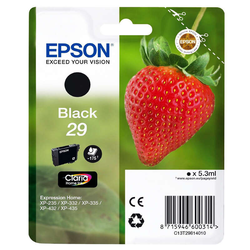 Epson Strawberry C13T29814012 tinteiro 1 unidade(s) Original Rend