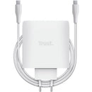 CARGADOR DE PARED GAN TRUST MAXO 100W 2XUSB TIPO-C INCLUYE CABLE