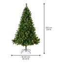 ÁRVORE DE NATAL PARA USO INTERNO, TIPO PINHEIRO IMPERIAL COM LED,