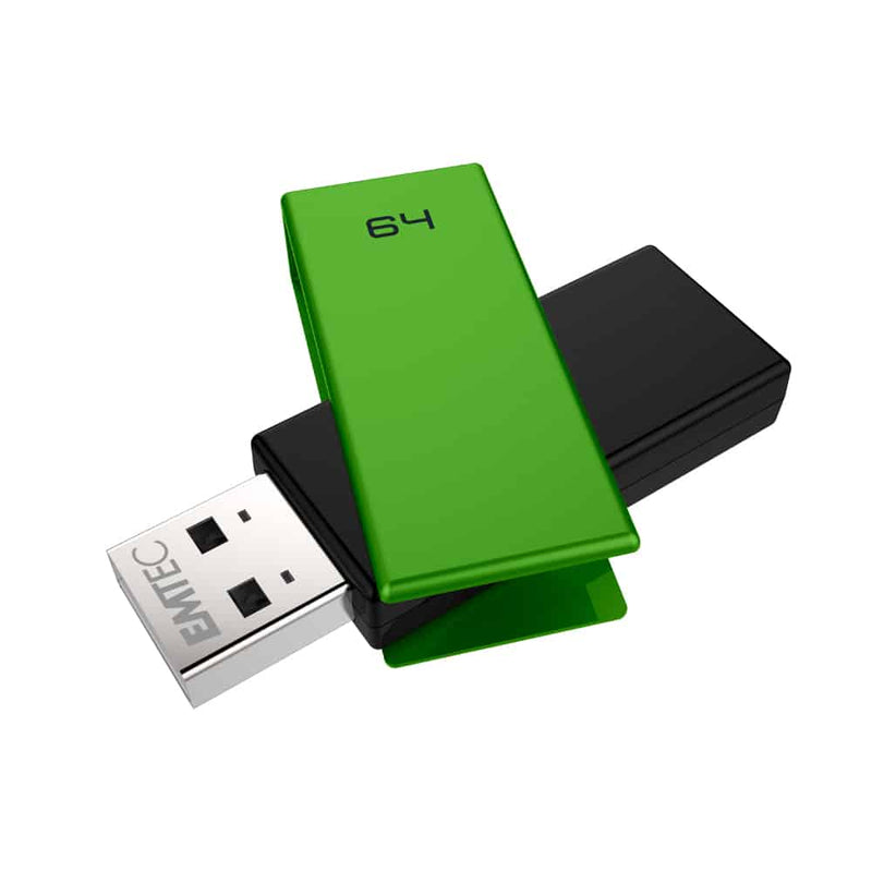 PEN DRIVE EMTEC C350 64GB USB 2.0 VERDE