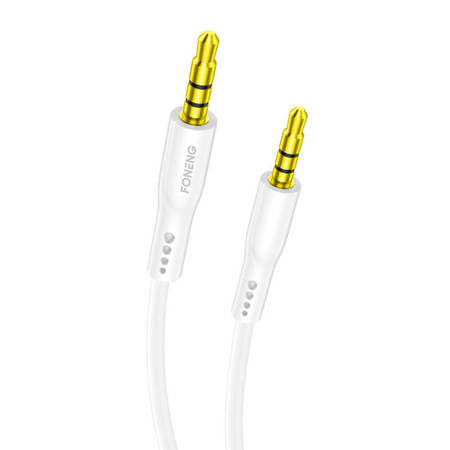 AUDIO CABO AUX 3.5MM JACK FONENG BM22 (WHITE)