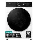 MÁQUINA DE LAVAR ROUPA HISENSE WF5I1045BWQ 10,5KG  WIFI