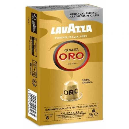 CAIXA DE 10 CÁPSULAS LAVAZZA QUALITÁ ORO PARA MÁQUINA NESPRESSO