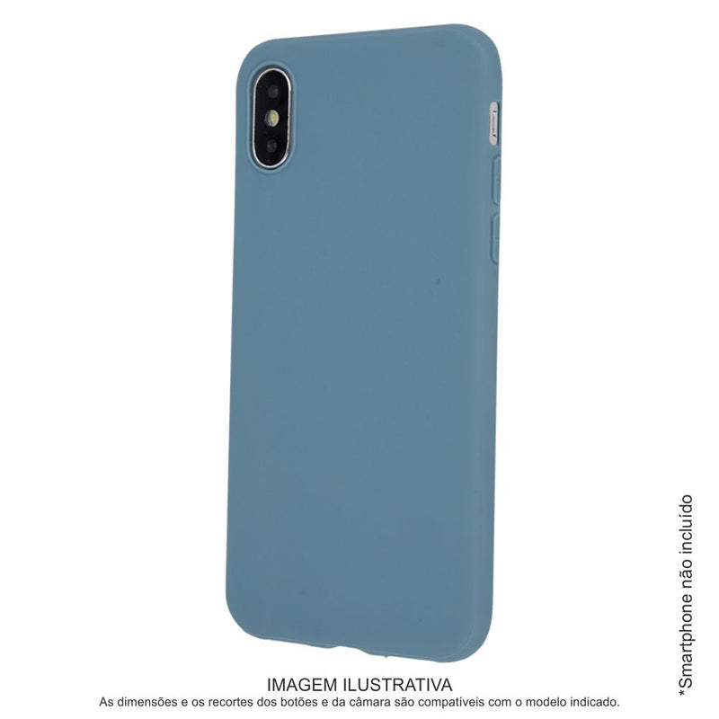 CAPA TPU ANTI-CHOQUE CINZENTO AZUL P IPHONE XS MAX