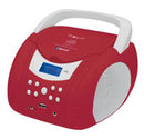 RADIO CD NEVIR NVR-483UBRB VERMELHO E BRANCO