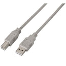 AISENS A101-0003 cabo USB 3 m USB 2.0 USB A USB B Bege