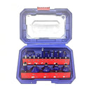 CORTADOR DE MADEIRA 6,35MM, CONJUNTO DE 15 PEÇAS. WORKPRO