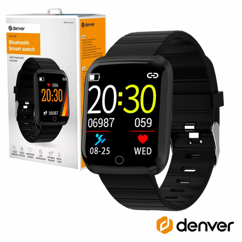 SMARTWATCH P ANDROID IOS PRETO DENVER