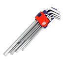 CHAVES ALLEN DE BRAÇO LONGO CR-V, JOGO DE 9 PEÇAS, (MÉTRICAS)