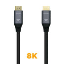 AISENS A150-0428 cabo HDMI 2 m HDMI Type A (Standard) Preto, Cinz