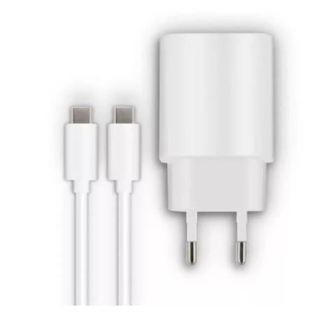 MOOOV CARREGADOR 1 USB-C 20W + CABO USB-C USB-C 1.2 M BRANCO