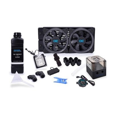 KIT VEN CPU REFREGERAÇÃO LIQUIDA ALPHACOOL CORE WIND ST30 240