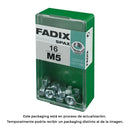 CAIXA S 16 UNID. PORCA ZINCO M 5 FADIX