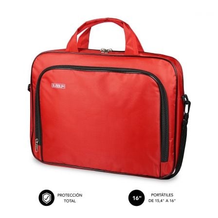 MALETÍN SUBBLIM OXFORD PARA PORTÁTILES HASTA 16" ROJO