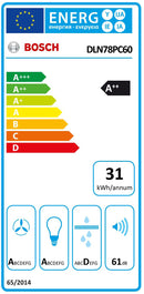 BOSCH - EXAUSTOR INTEGRÁVEL SÉRIE8 DLN78PC60